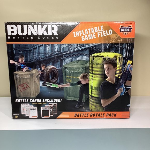 BUNKR Games New Bunkr Battle Zone Royale Pack Inflatable Game Field